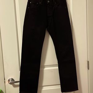 501 Levi black jeans